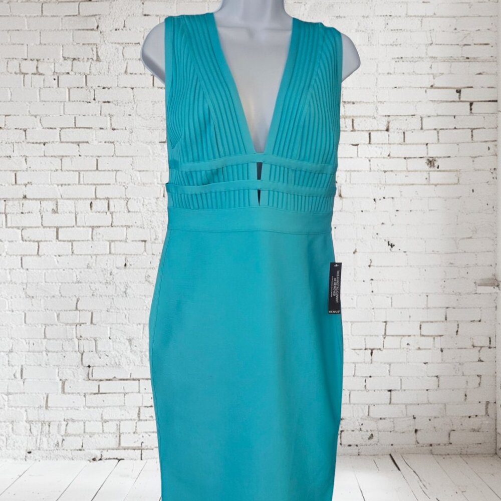 Venus Tiffany Blue Bodycon Dress - Sz M